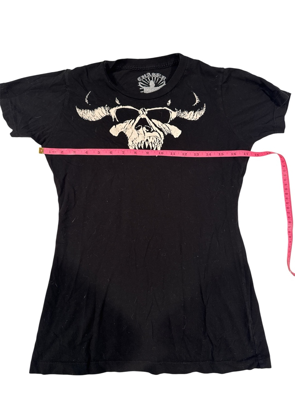 Danzig Black Skull Graphic Tee - Women's Top